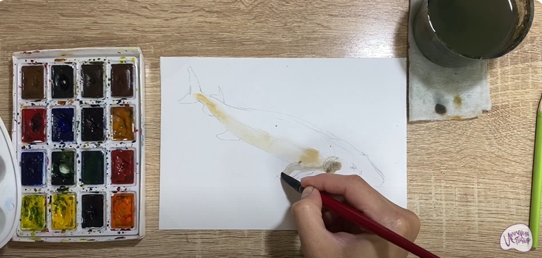 Рисуем Стерлядь