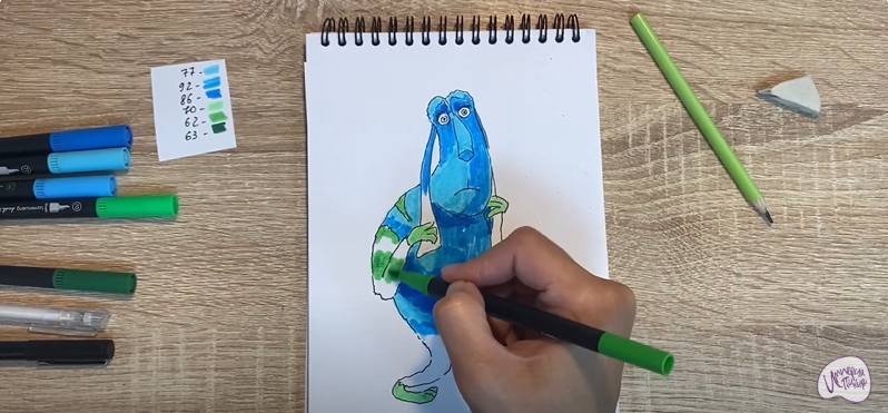Рисуем Маффин из "Финник"