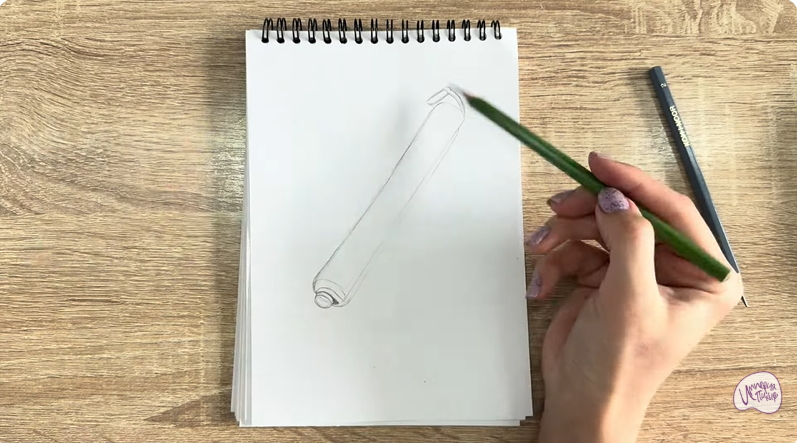 Рисуем Коклюшки для завивки