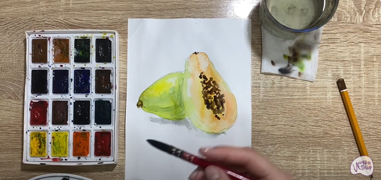Рисуем Папайя