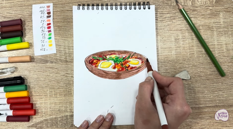 Рисуем Шакшука