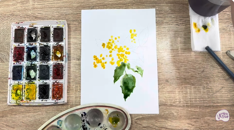 Рисуем Магония