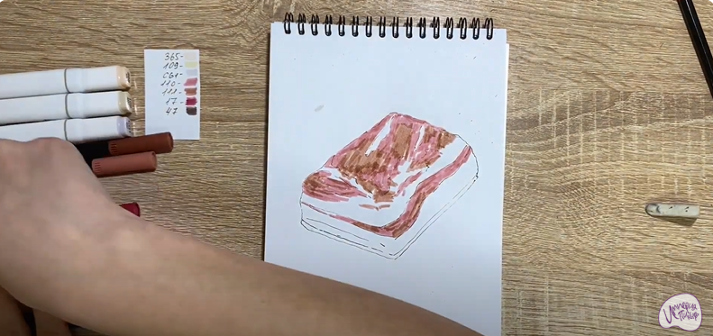 Рисуем Солёное сало