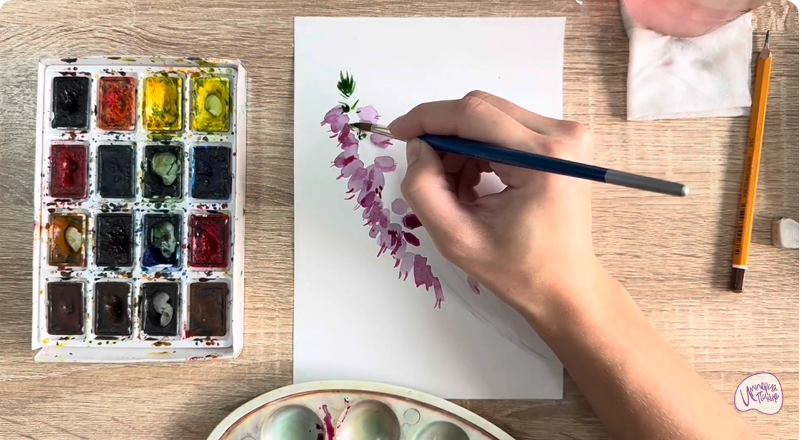 Рисуем Вереск