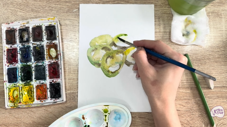 Рисуем Маринованные халапеньо