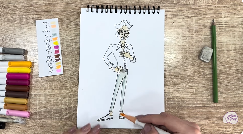 Рисуем Супербро из «Доктор Динозавров»