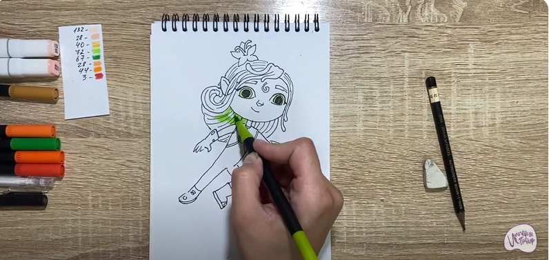 Рисуем Лия из "Команда Флоры"