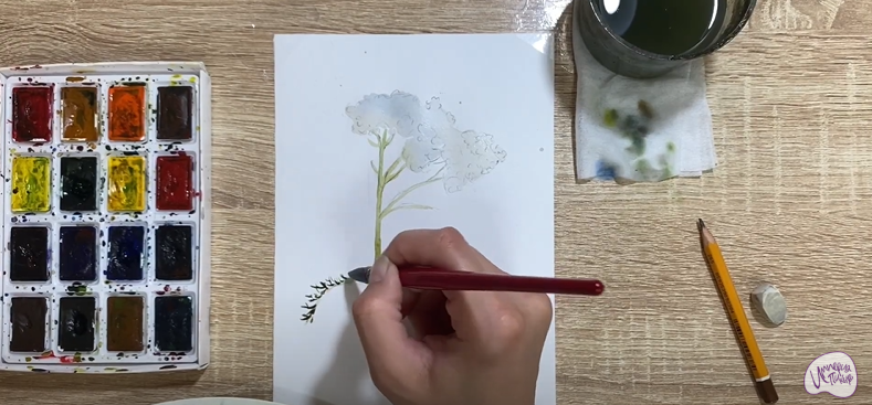 Рисуем Тысячелистник