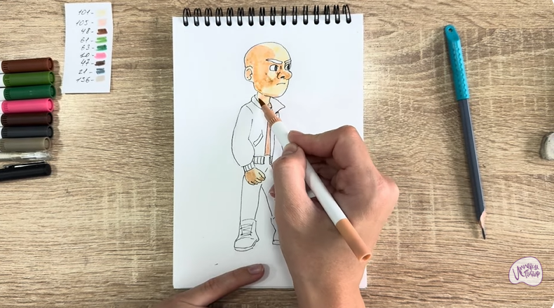 Рисуем Вик из "Побег из будущего"