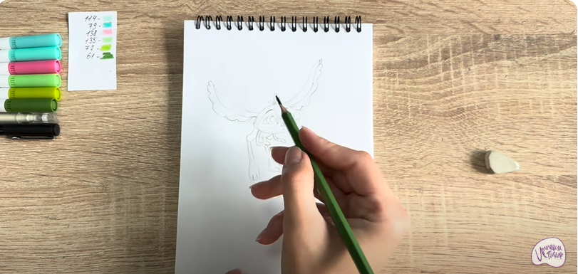 Рисуем Печалька из "Сказочный Патруль"