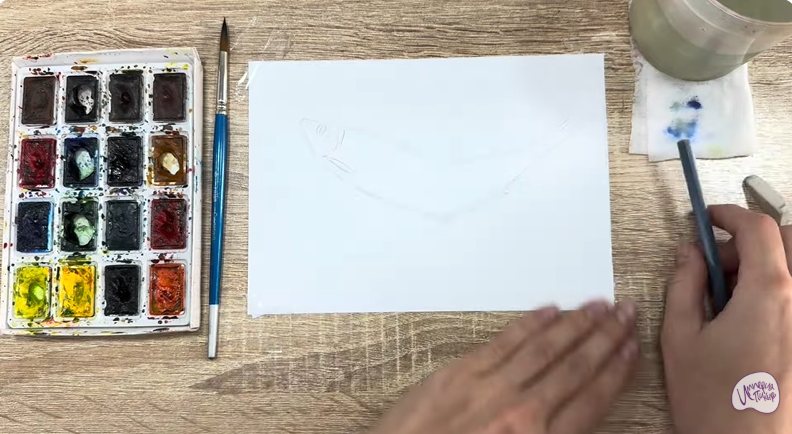 Рисуем Селёдка