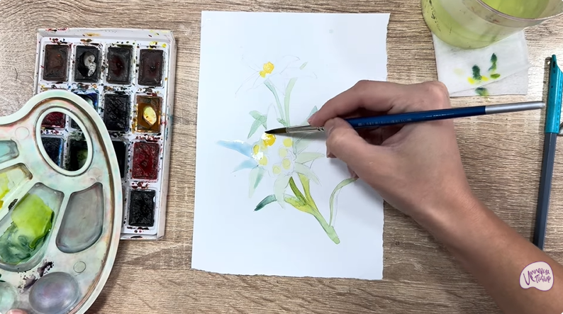 Рисуем Эдельвейс