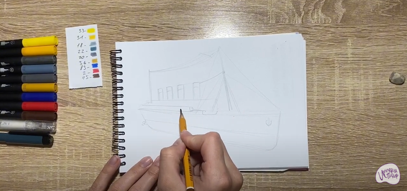 Рисуем Титаник