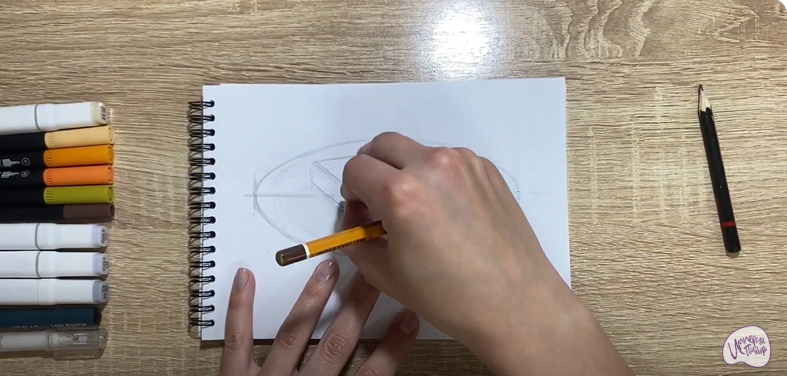 Рисуем Запеканка с изюмом
