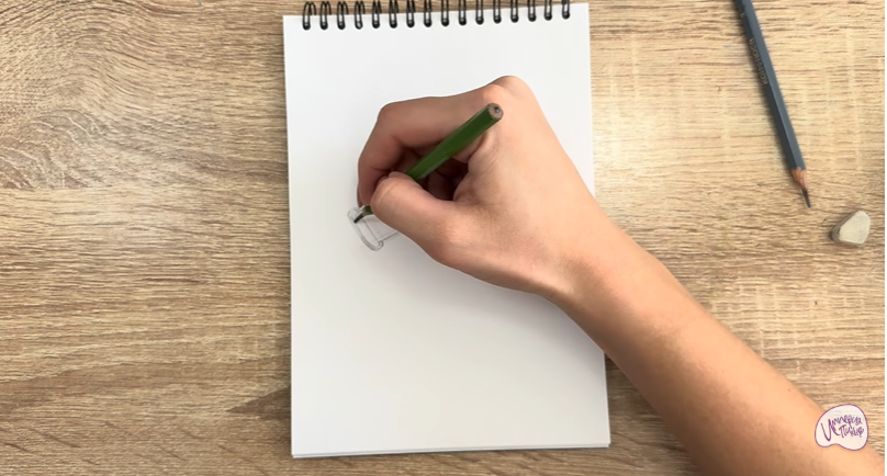 Рисуем Держатель для простыни