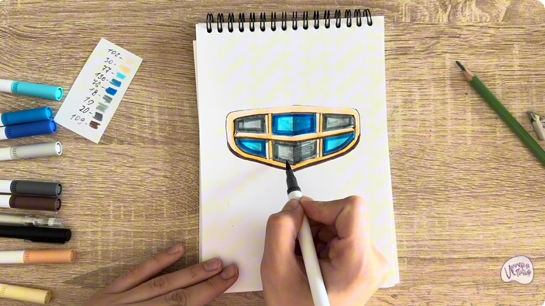 Рисуем Лого GEELY