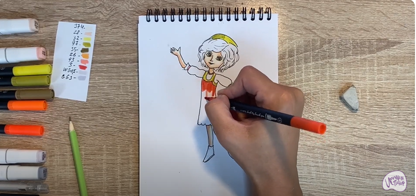 Рисуем Варя из "Царевны"