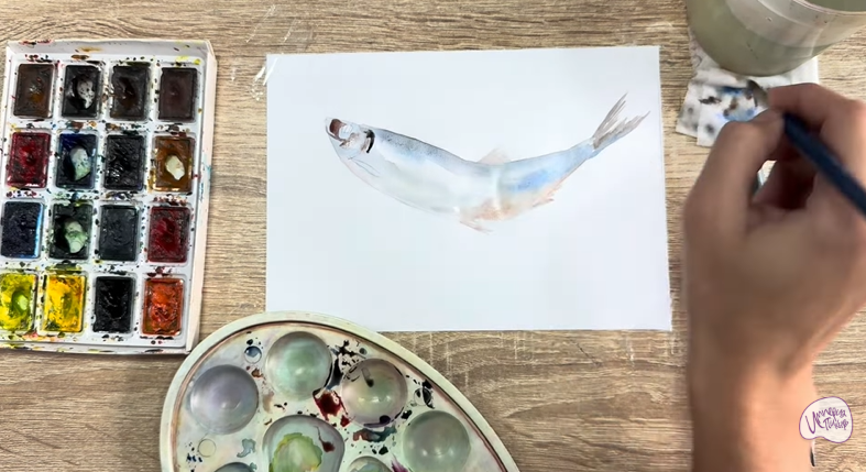 Рисуем Селёдка