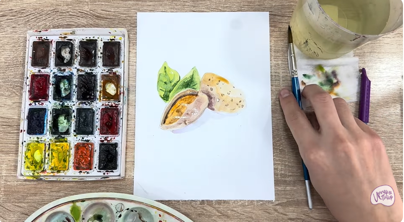 Рисуем Миндаль