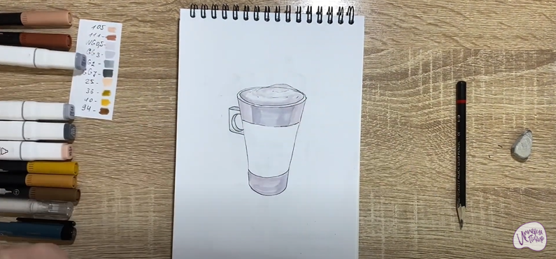 Рисуем Раф кофе