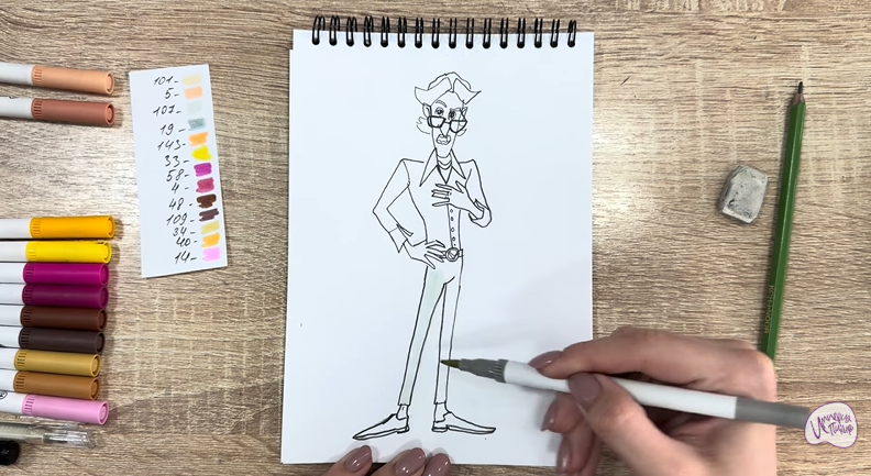 Рисуем Супербро из «Доктор Динозавров»