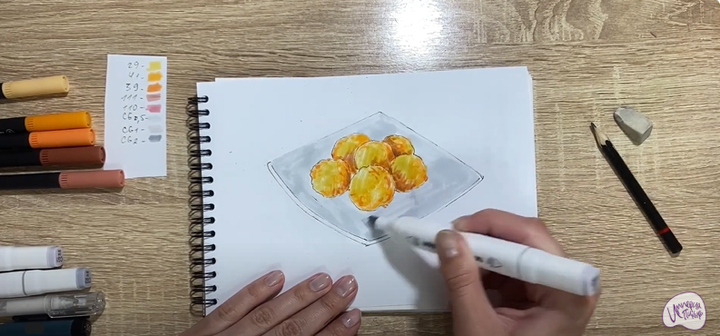 Рисуем Сырные шарики