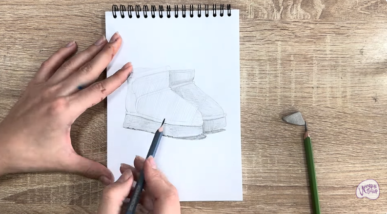 Рисуем Угги