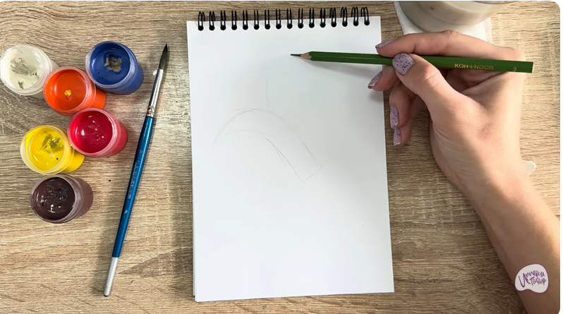 Рисуем Диптерокарпус