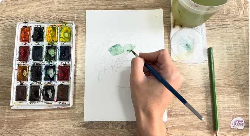 Рисуем Традесканция