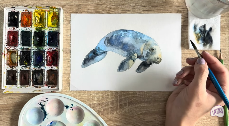 Рисуем Дюгонь