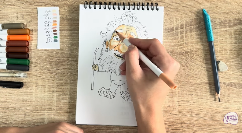 Рисуем Нафаня из фильма "Домовёнок Кузя"