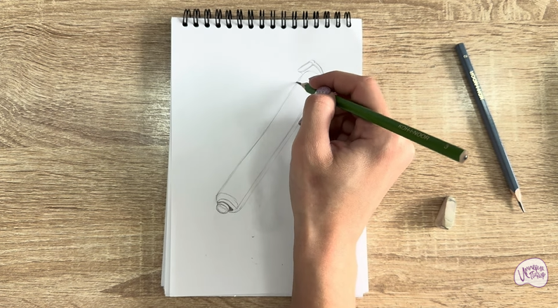 Рисуем Коклюшки для завивки