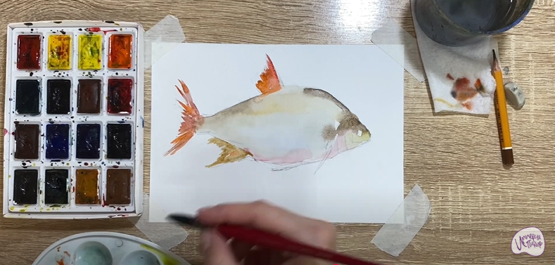 Рисуем Лещ