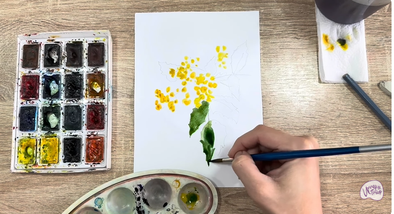 Рисуем Магония