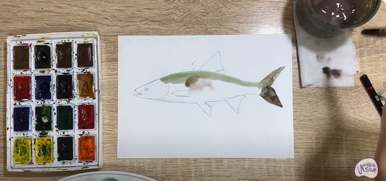 Рисуем Жерех
