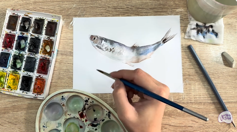 Рисуем Селёдка