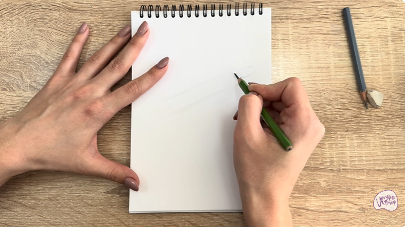 Рисуем Держатель для простыни