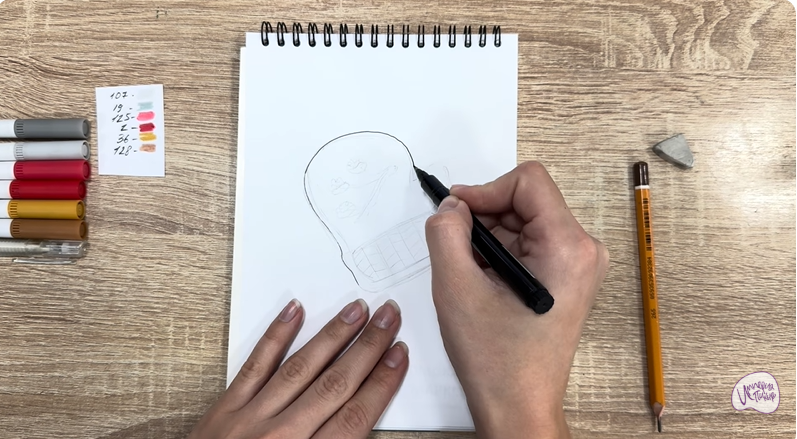 Рисуем Имбирный пряник