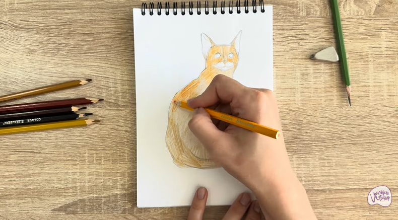 Рисуем Кошка Тойгер