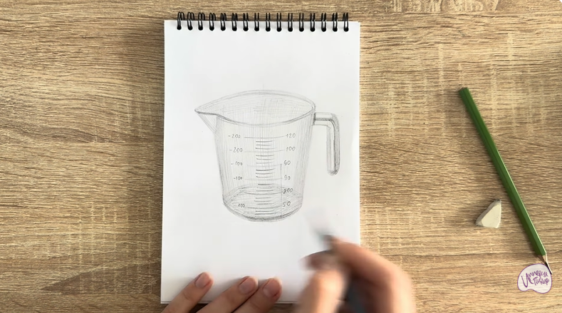 Рисуем Мерный стакан