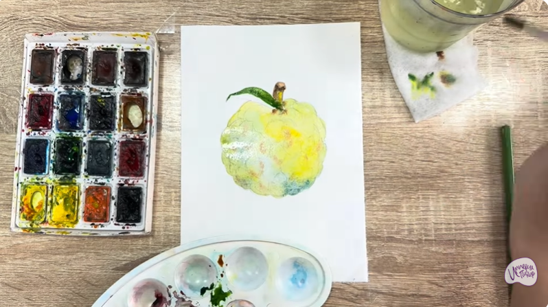 Рисуем Сахарное яблоко