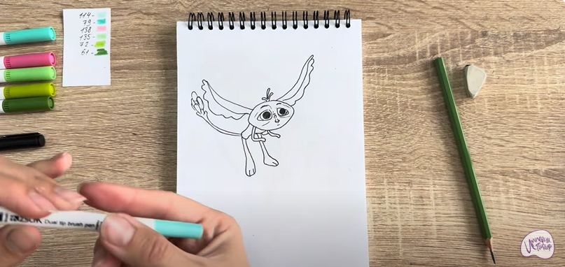 Рисуем Печалька из "Сказочный Патруль"