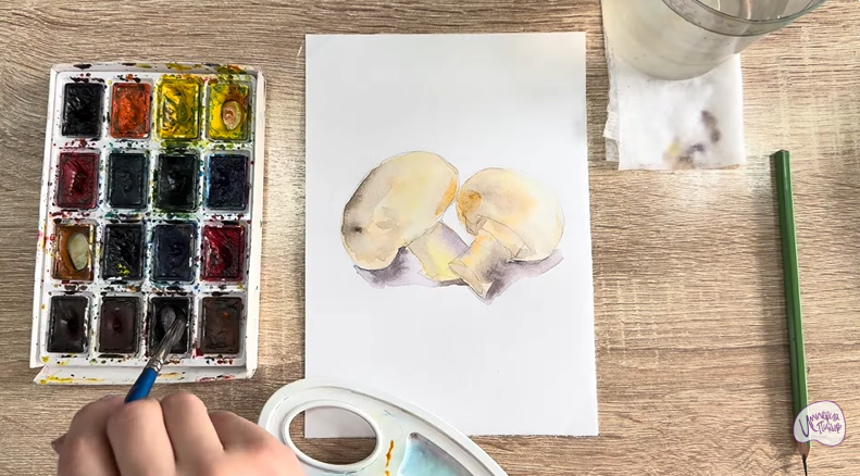 Рисуем Шампиньоны