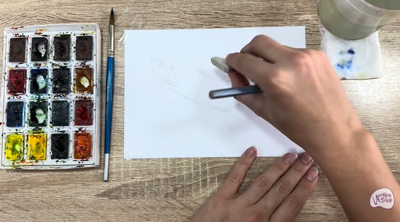 Рисуем Селёдка