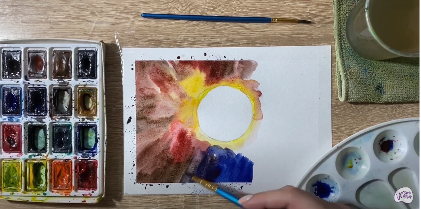 Рисуем Солнечное затмение