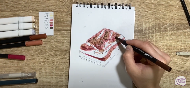 Рисуем Солёное сало
