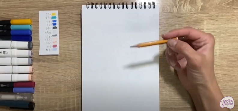 Рисуем Эмма Карловна из мультика "Чуч-Мяуч"