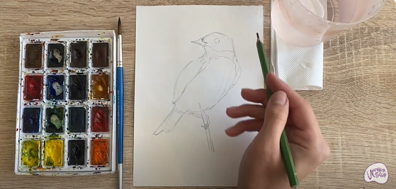 Рисуем Большой чекан