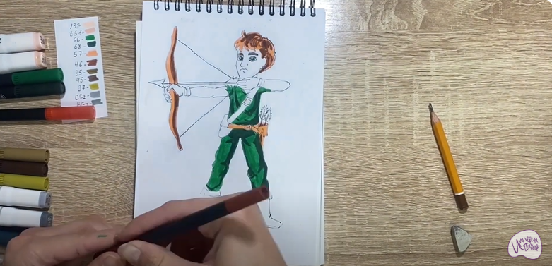 Рисуем Лучник
