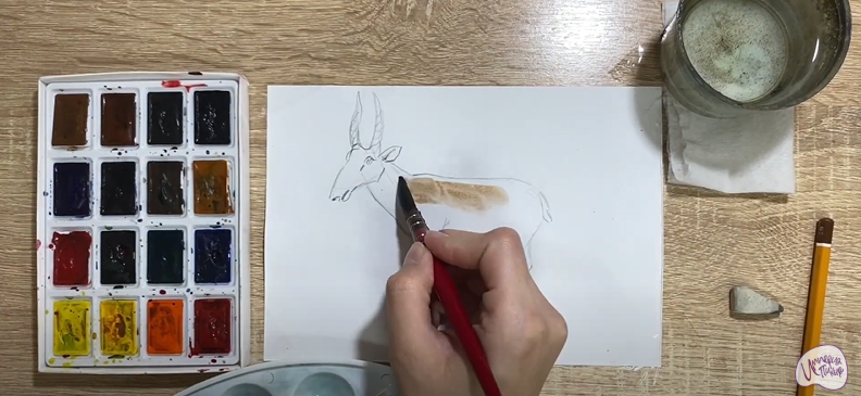 Рисуем Сайгак